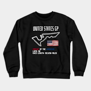 Circuit of the Americas, Austin GP, Texas, formula 1, usa grand prix Crewneck Sweatshirt